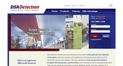 Desktop Screenshot of dsadetection.com